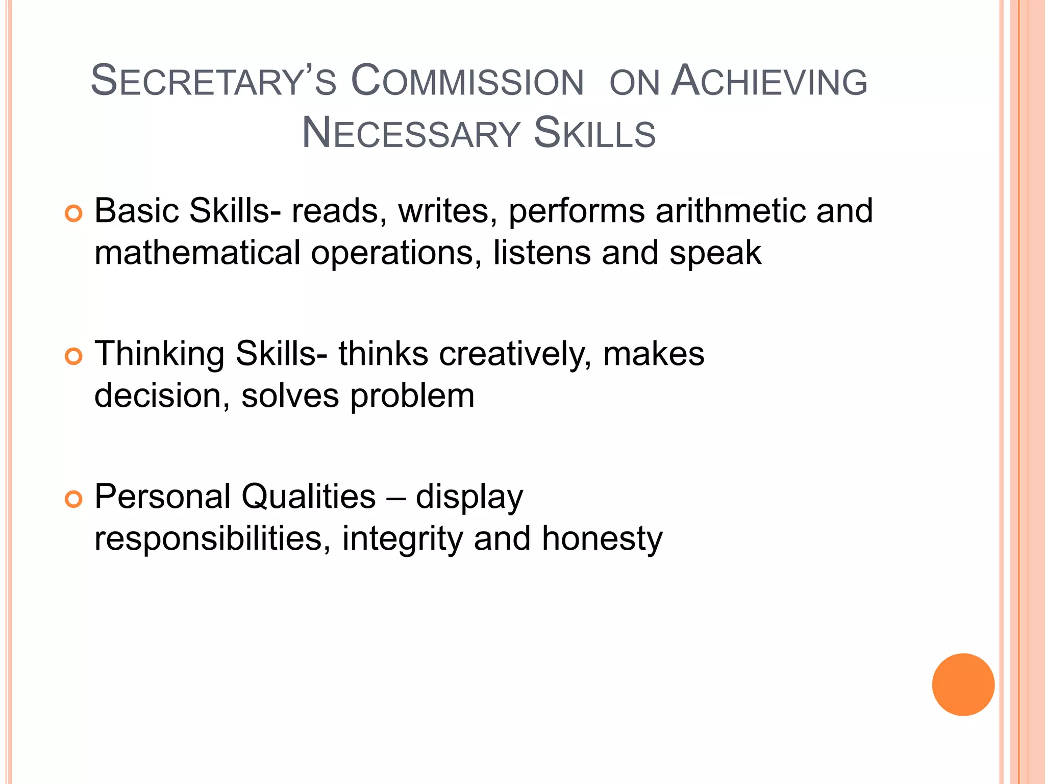 Transition EducationUltimate GoalQuality of Life- the extent which he can make choices