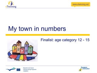My town in numbers Finalist: age category 12 - 15 