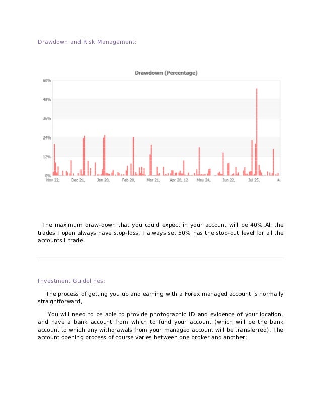 High return forex managed accounts