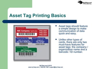 Asset Tags | PPT