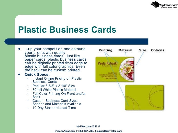 Types of Plastic Cards