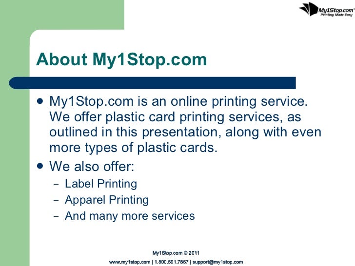 Types of Plastic Cards