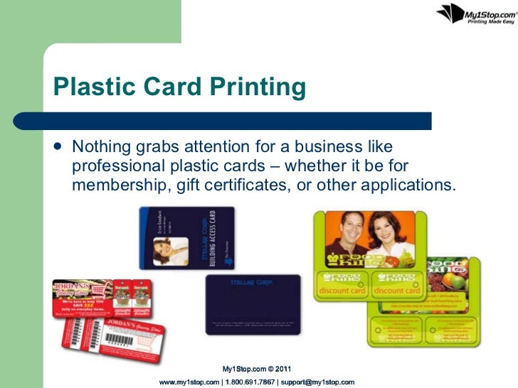 Types of Plastic Cards
