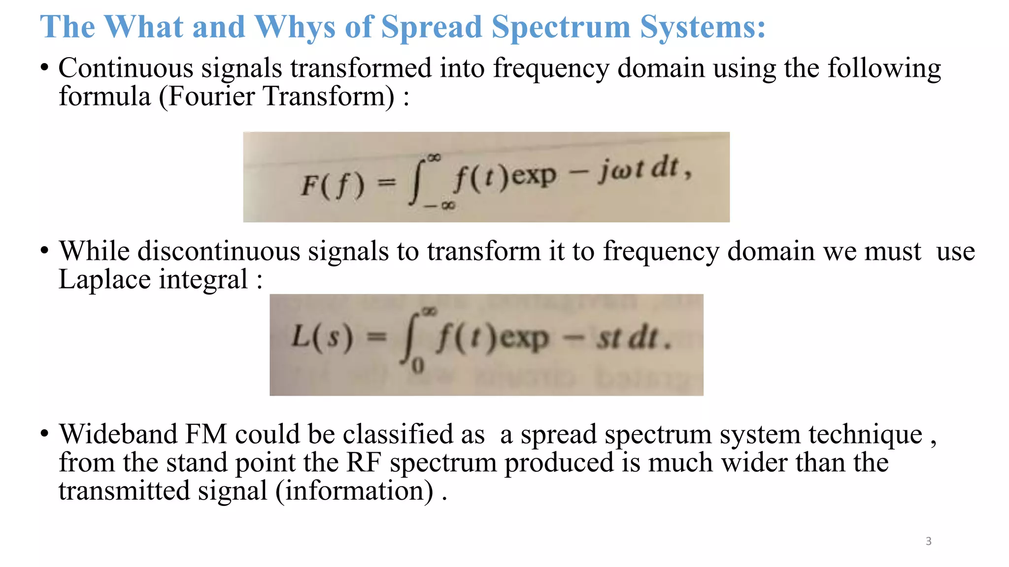 Frequency Hopping Spread Spectrum (FHSS) System | PPTX