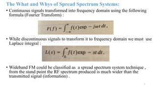 Frequency Hopping Spread Spectrum (FHSS) System | PPTX