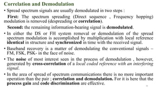 Frequency Hopping Spread Spectrum (FHSS) System | PPTX