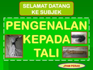 SELAMAT DATANG
   KE SUBJEK




           JPAM PERAK
 