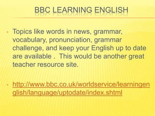 My 25 Best List Teachers Resource