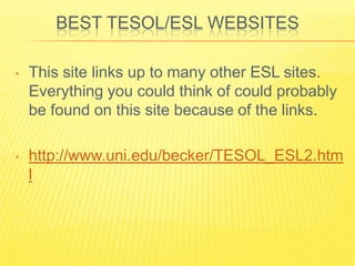 My 25 Best List Teachers Resource