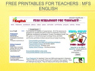 My 25 Best List Teachers Resource