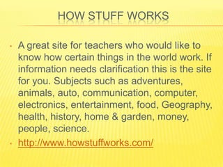 My 25 Best List Teachers Resource