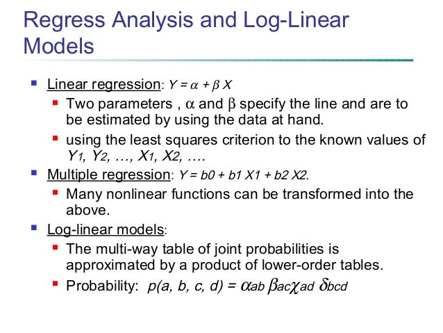linear regression logger pro