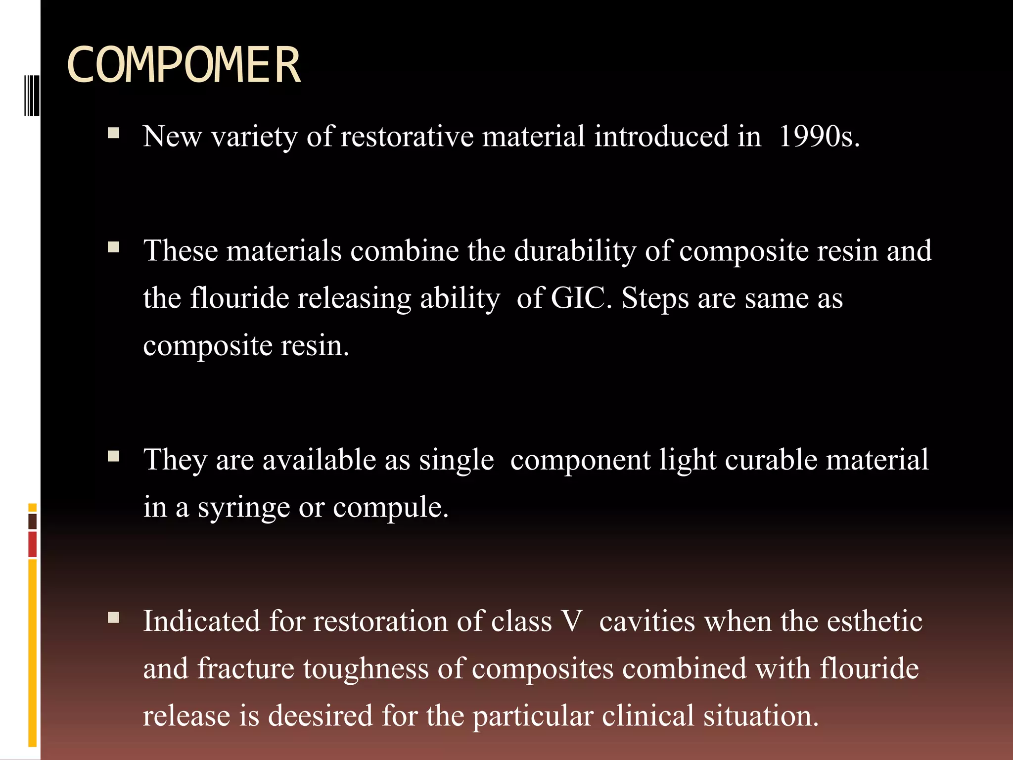 Management of class V caries | PPTX