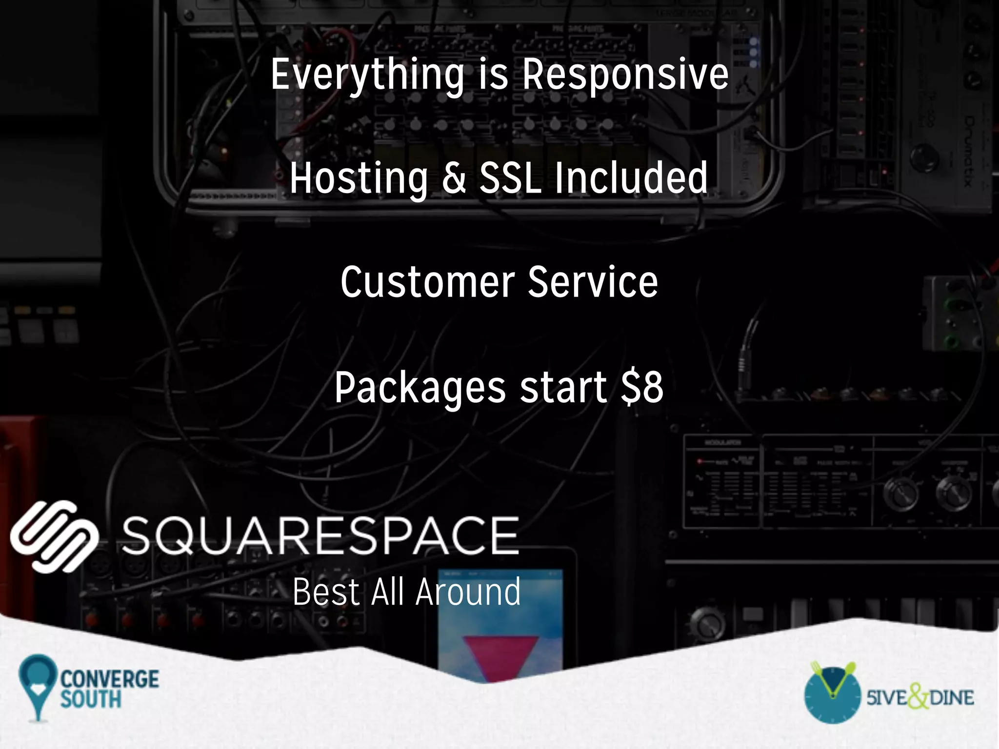 Everything is Responsive
Hosting & SSL Included
Customer Service
Packages start $8

Best All Around

 