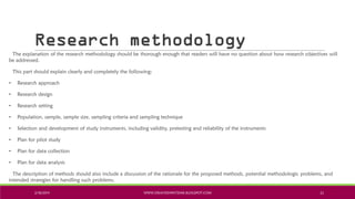 Ppt. developing a research proposal | PDF