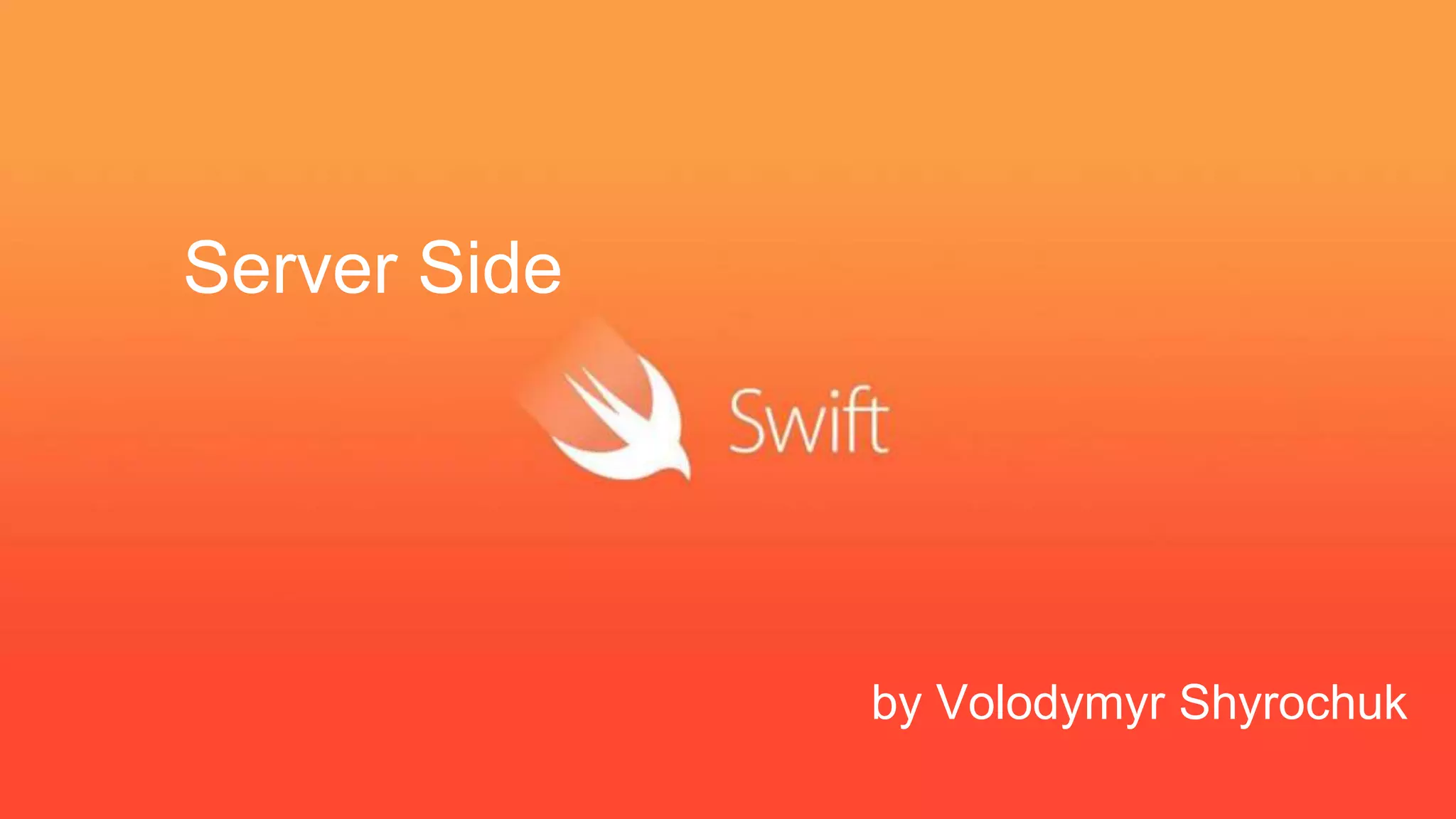 by Volodymyr Shyrochuk