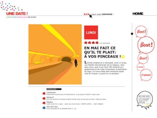 UNE DATE !                                                                                                          requin malin organise :                    HOME
CURIOSITÉ=IDÉES=PROJET=DATE=MY ACTION !




                                                                                                                                  1123 participants



                                                                                                         en Mai Fait ce
                                                                                                         Qu’il te plait:
                                                                                                         À vos pinceaux !
                                                                                                         l‘armée israélienne a intercepté, lundi, à l’aube,
                                                                                                         une flottille internationale de six bateaux, dont
                                                                                                         deux turcs, avec à son bord 700 militants pro-
                                                                                                         palestiniens et de l’aide humanitaire à destination
                                                                                                         de Gaza. Ce convoi était parti dimanche après-
                                                                                                         midi de Turquie. Le point sur la situation.




                                          coMMentaires


                                          Carrément
                                          Entièrement d’accord avec toi Girafe Espionne.. je te soutient à 2000 %. Cobra Cocka
                                                                                                                                                                 OUI OUI OUI!
                                          Sérieux?                                                                                                               TOUT LES JOURS
                                          Entre les révisions et le stress de début d’année, perso j’ai pas que ça à faire !! Silence je pense                   DE LA SEMAINE
                                                                                                                                                                 OUAI !!!!!!!!!!
                                          Rageux                                                                                                                 EN FOR
                                          Cobra Cocka t’es un rageu... laisse nous nous amuser.. ohhhhhh ohhhhh.... Victor l’alligator

                                          OUI OUI OUI
                                          TOUT LES JOURS DE LA SEMAINE OUAI !!!! me
 