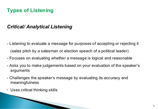 analytical listening