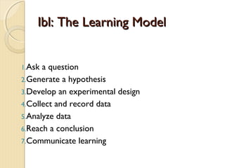 Inquiry based learning | PPT
