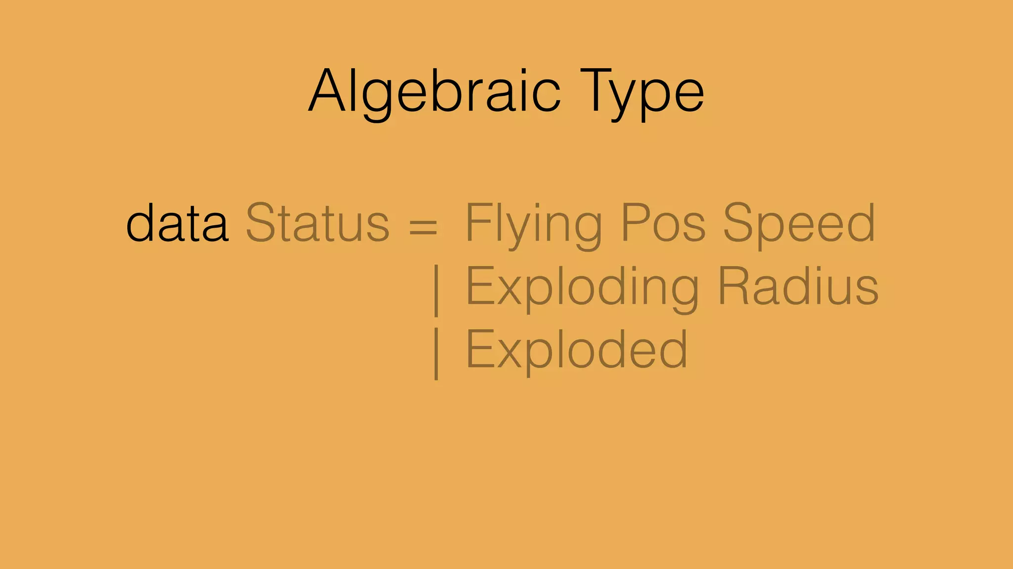 drawCircle x y =	

	

 (Float -> Shape) 	

	

>> (Shape -> Form) 	

	

>> alpha 0.5	

	

>> move (x, y)
 