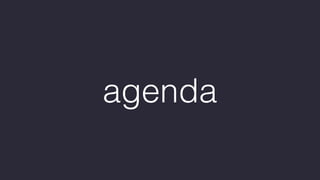 agenda
 