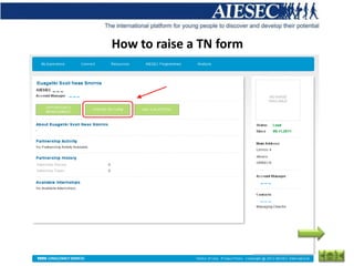 How to raise a TN form
 