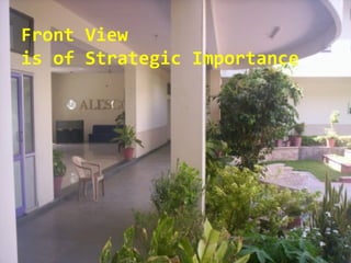 Front View
is of Strategic Importance
 
