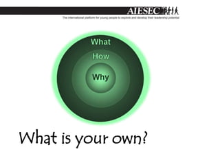 What is your own?
 