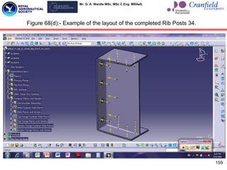 Mr. G. A. Wardle MSc. MSc C.Eng. MRAeS.
159
Figure 68(d):- Example of the layout of the completed Rib Posts 34.
 