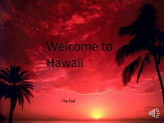 Welcome to
Hawaii
The End

 