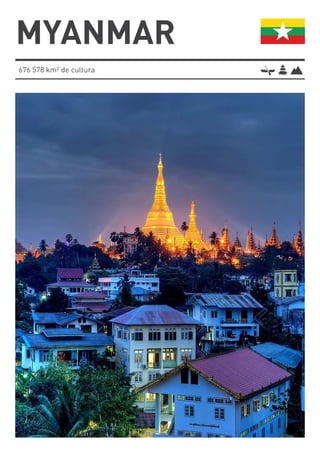 MYANMAR
676 578 km² de cultura
 