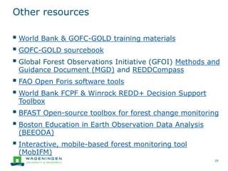 Developing MRV systems for REDD+
