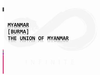 MYANMAR
[BURMA]
THE UNION OF MYANMAR
 