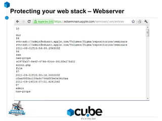 Protecting your web stack – Webserver
 