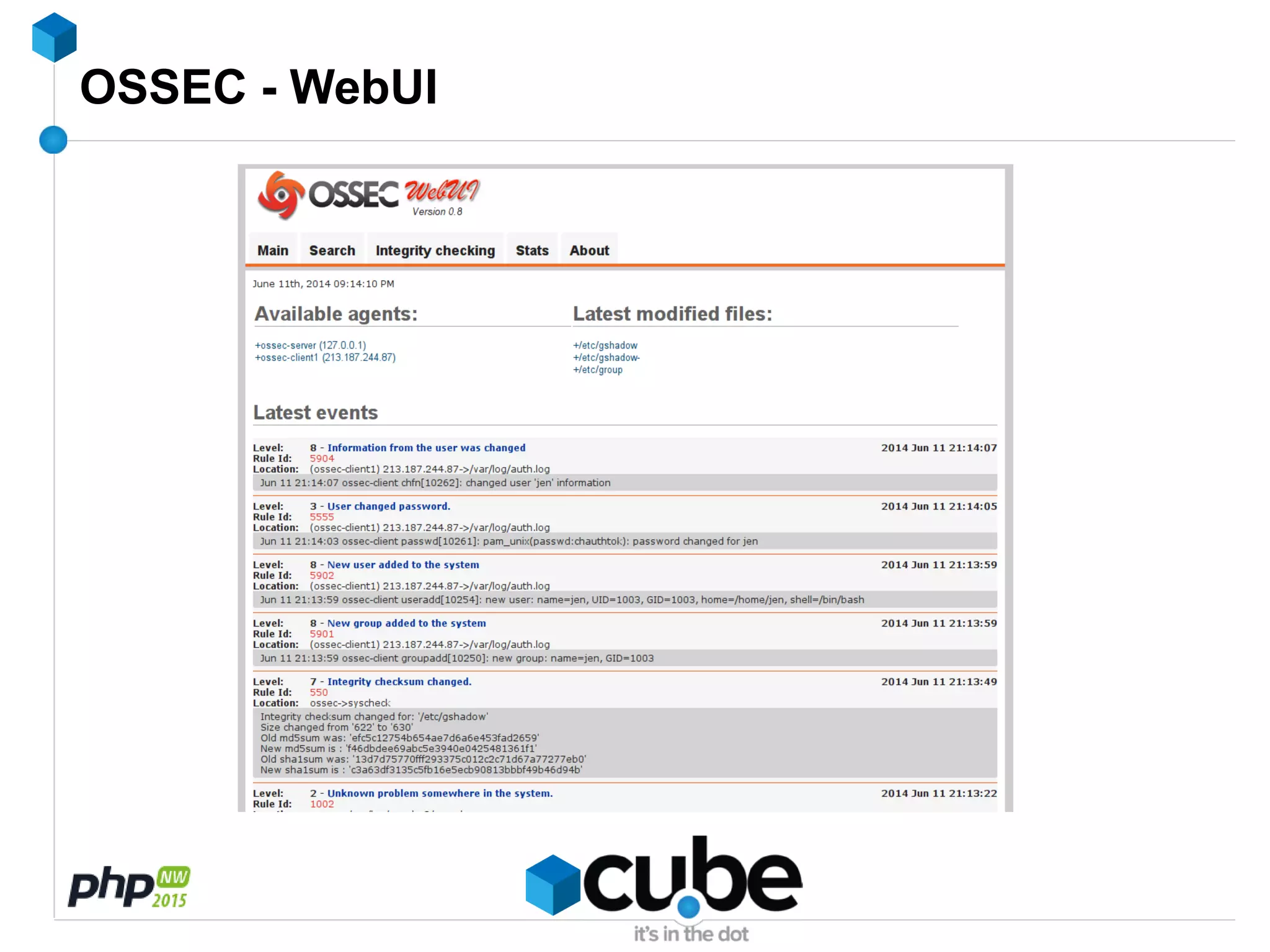 OSSEC - WebUI
 