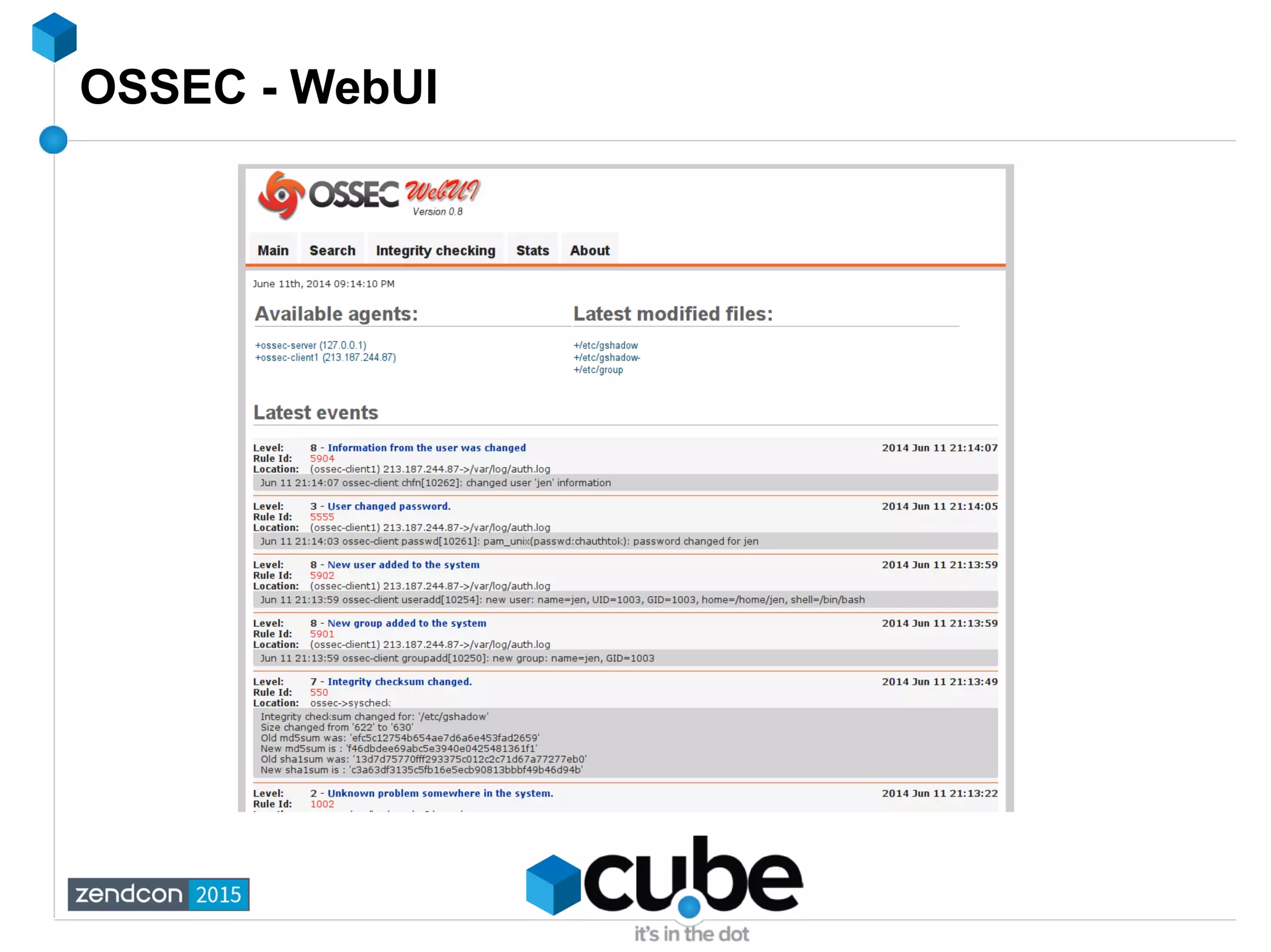 OSSEC - WebUI
 