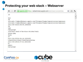 Protecting your web stack – Webserver
 