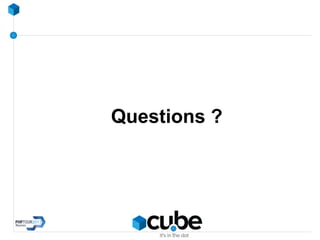 Questions ?
 