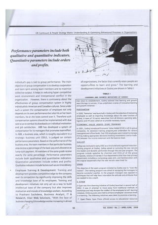 OB Continuum and People Strategy Matrix, IJTD, April-June, 2009 | PDF
