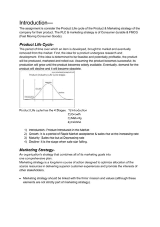 Product Life Cycle & Marketing Strategy of Colgate, Dairy Milk and ...