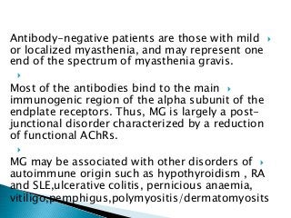Myasthenia gravis | PPTX