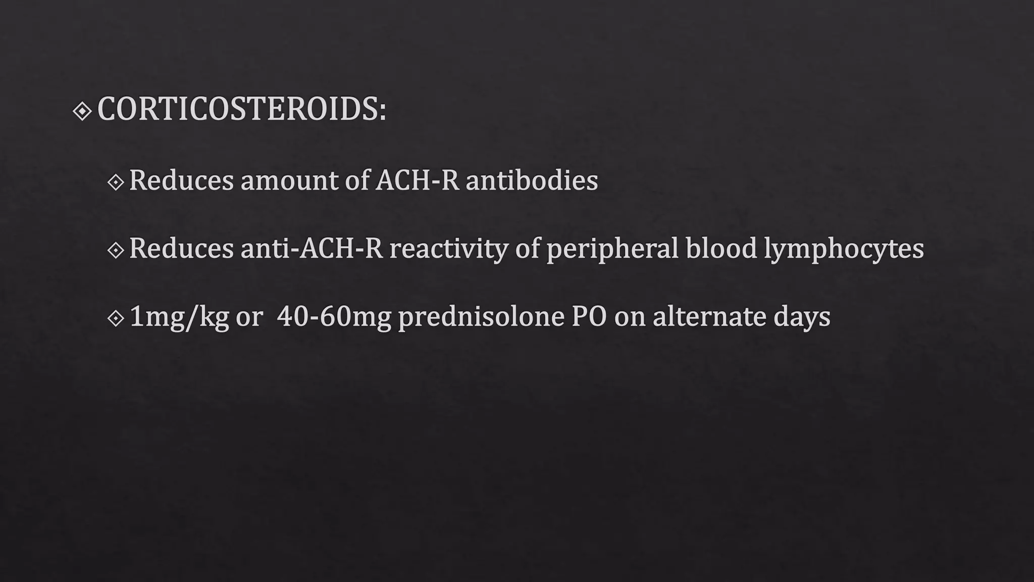 Myasthenia gravis and anesthesia