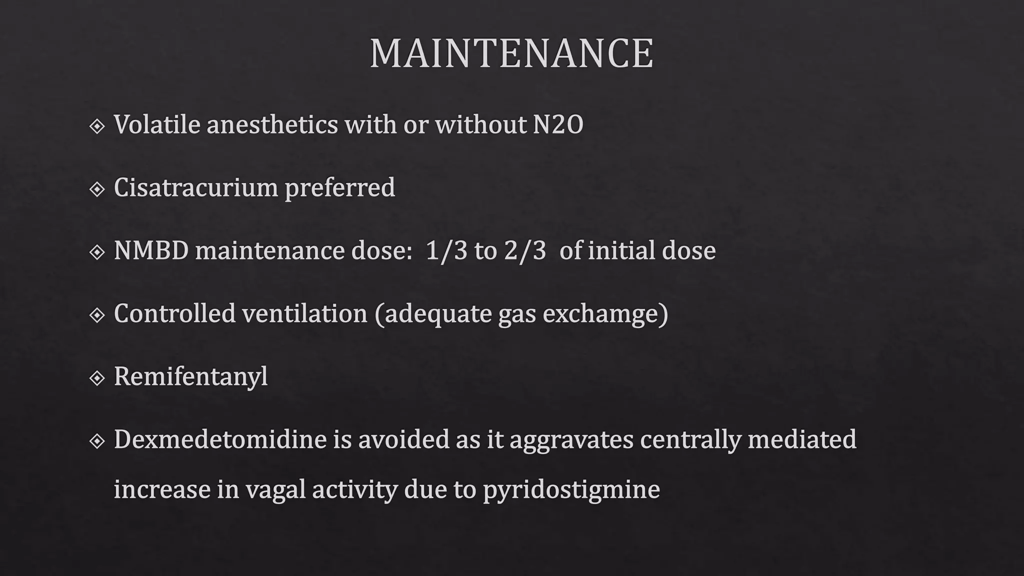 Myasthenia gravis and anesthesia
