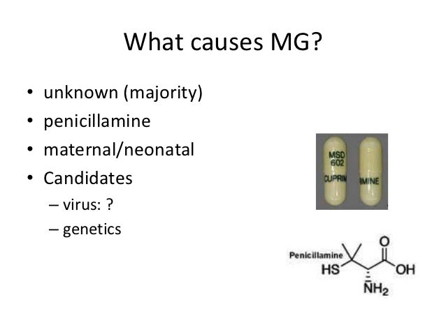 Myasthenia Gravis Causes
