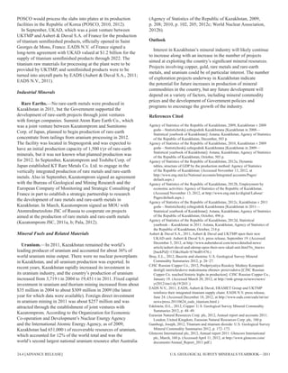 The Mineral Industry of Kazakhstan | PDF