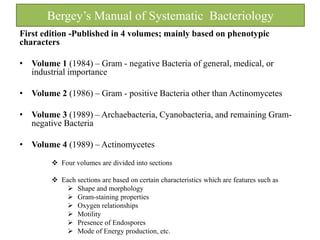 Bacterial Taxonomy | PPTX