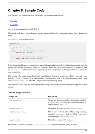 Mybatis spring-1.0.2-reference | PDF