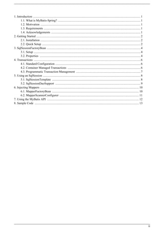 Mybatis spring-1.0.2-reference | PDF
