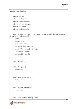 Mybatis tutorial | PDF
