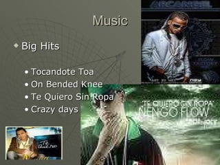 Music Big Hits Tocandote Toa  On Bended Knee Te Quiero Sin Ropa Crazy days 